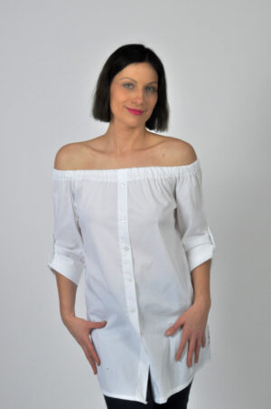 Chemise Double sens  » Blanc « 