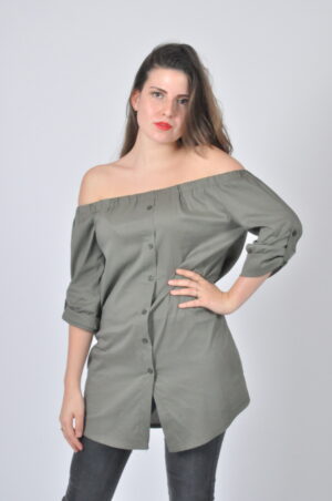 Chemise double sens « Kaki »